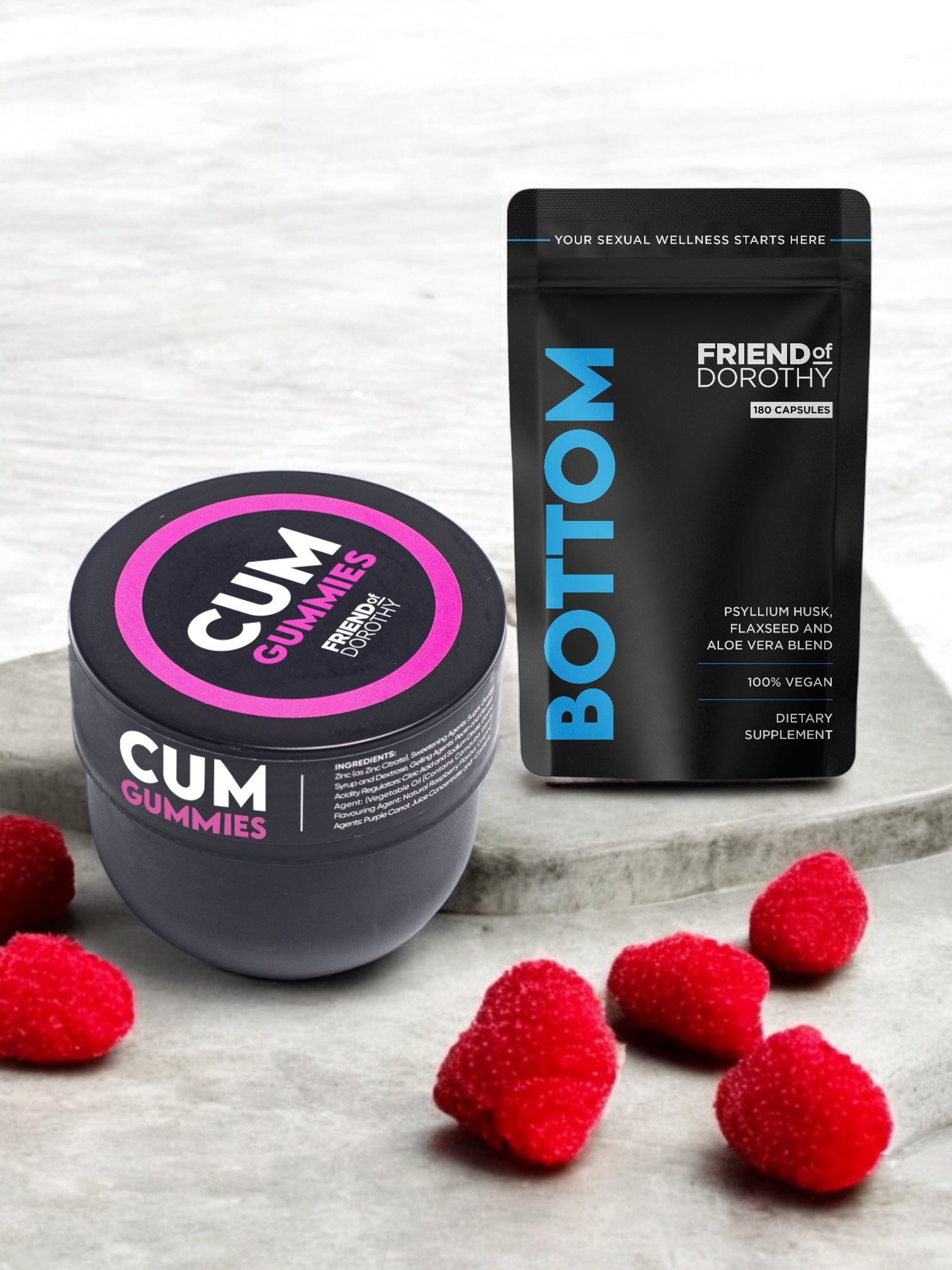 RASPBERRY CUM BOTTOM - cum harder & make douching easy - Subscribe and save 15%