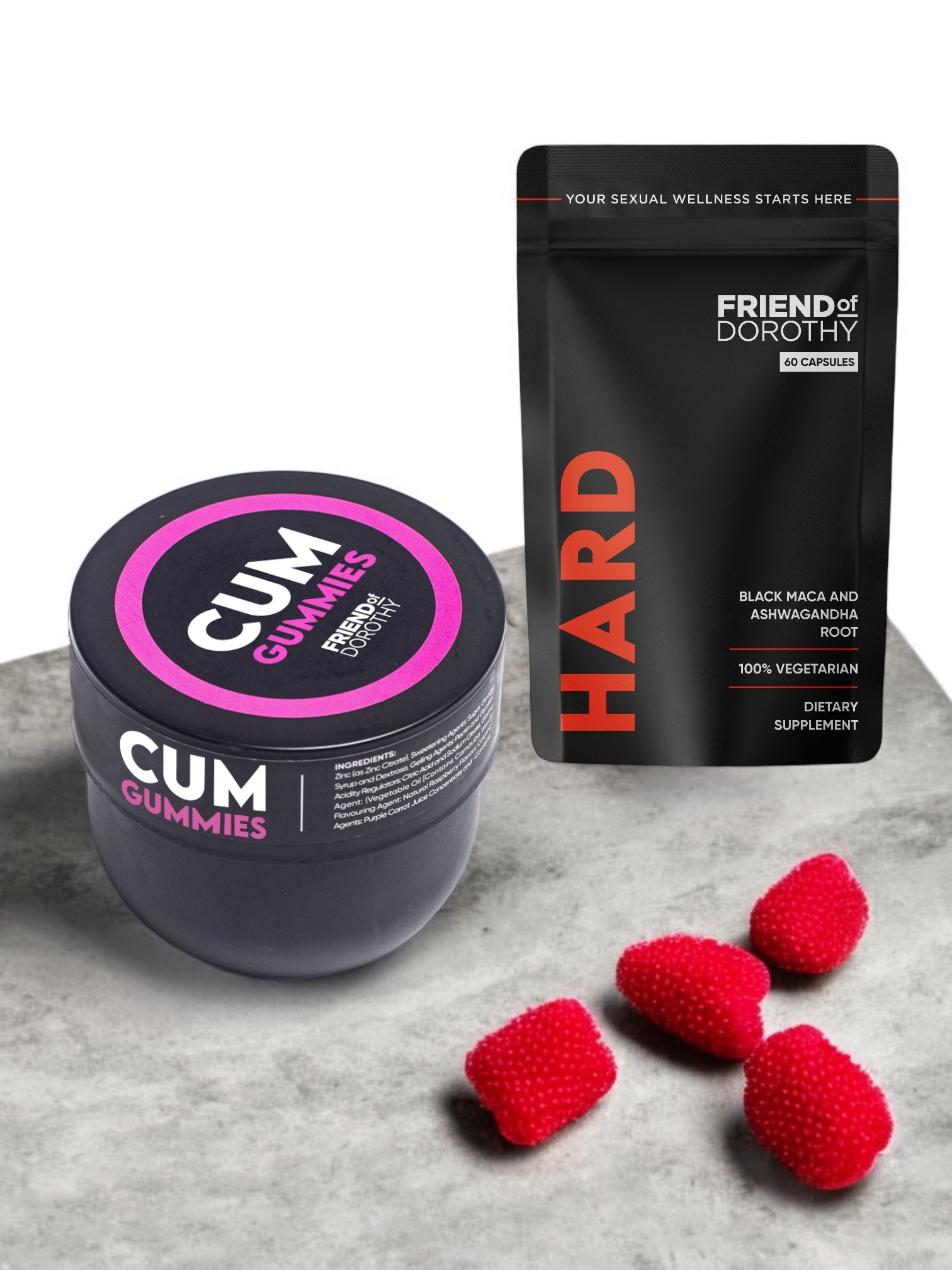 RASPBERRY CUM HARD - cum harder & boost libido